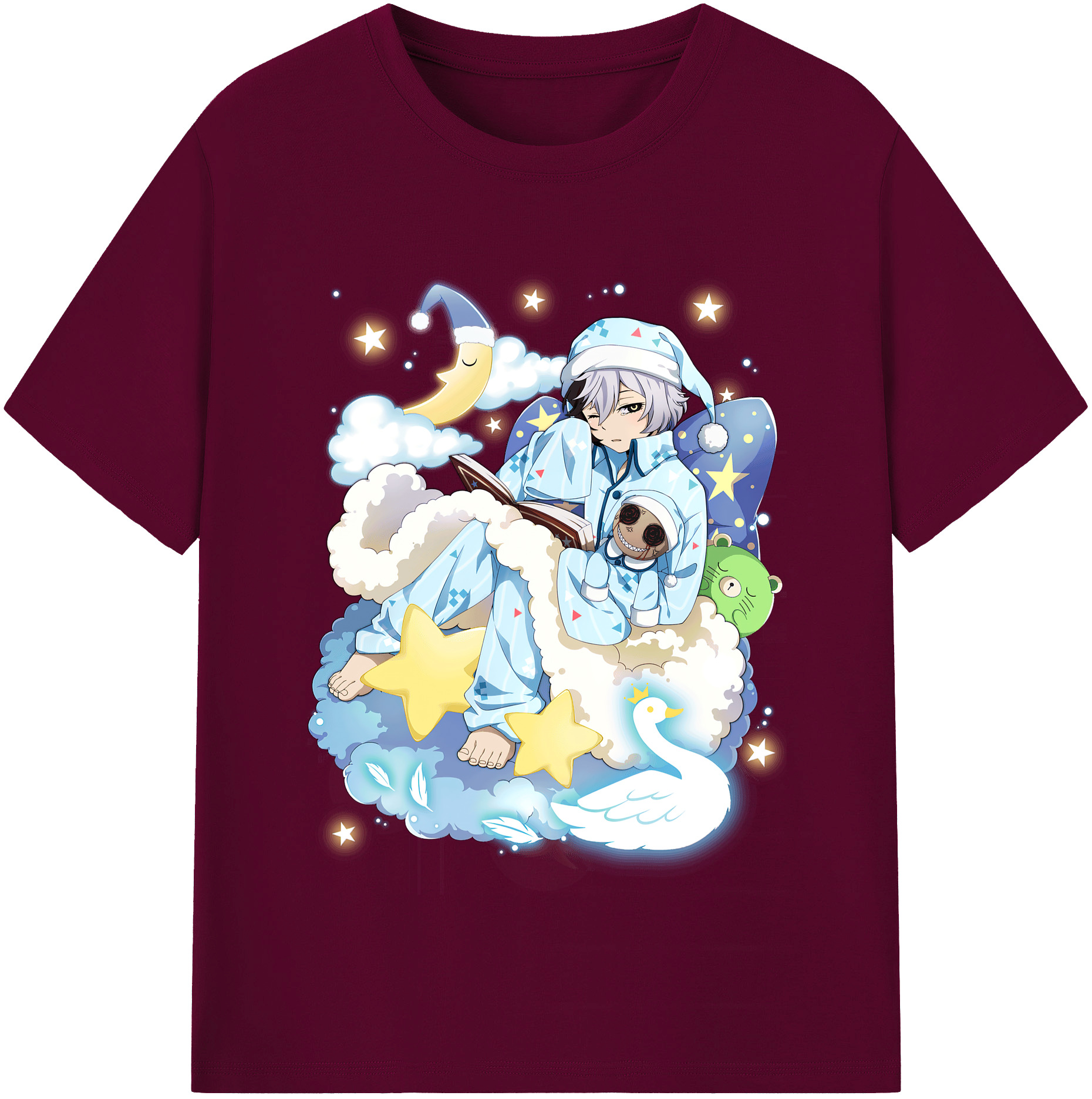（画像用） 文豪ストレイドッグス Bungo Stray Dogs レディースカジュアルプリントTシャツ（綿100％）